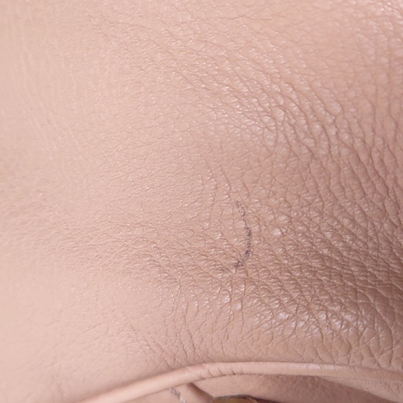 MARC JACOBS Multi-Pocket Peach Color Purse w/ Turquoise Interior - Picture 10 of 11